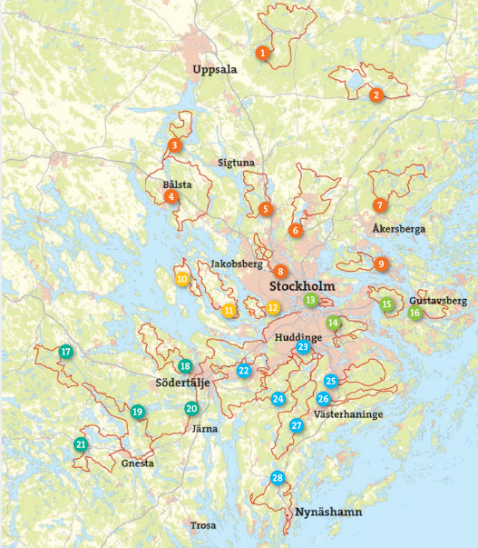 Gravelbiking kring Stockholm SV